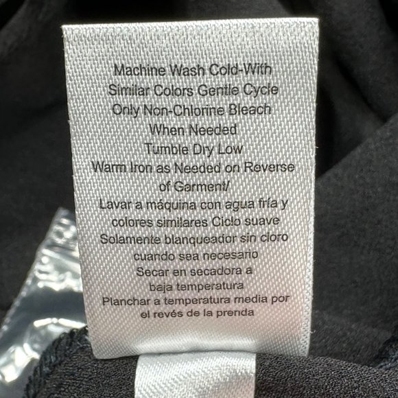 Venus Women's Size Large Sleep Pants And Shirt Black New Button Has Cloth Ripped - Picture 9 of 16